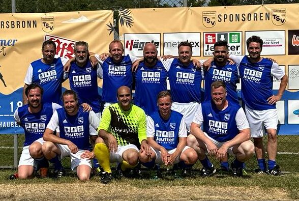 Zu sehen ist die AH des TSV Haubersbronn beim Wieslauf-Cup 2023.